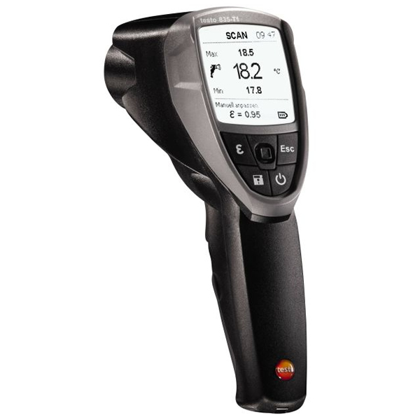 Testo 835-H1 infrared thermometer and moisture meter